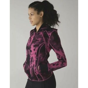 Lulu Daily Practice Zip Up Jacket - Blooming Pixie